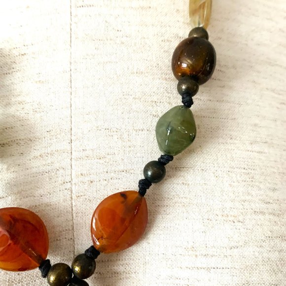 Beaded Necklace Women Bohemian Handmade  Necklace Jewelry - Picture 3 of 5